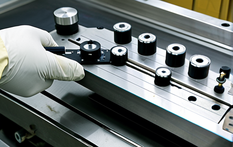 기계가공 기사 실기 준비 과정 - **Prompt: Deciphering the Blueprint**
    A highly detailed, cinematic shot of a skilled machinist i...