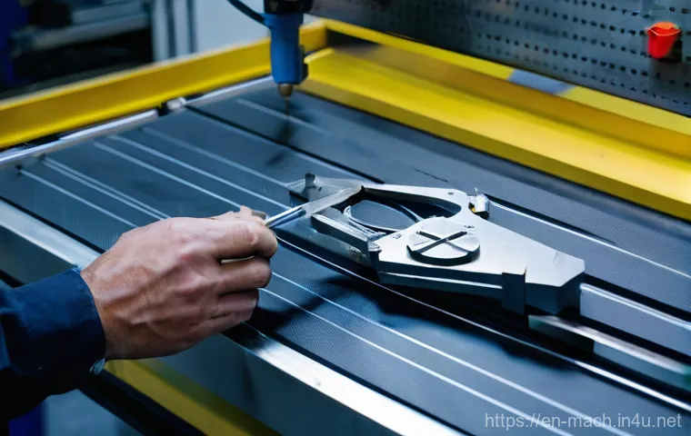 기계가공 자격증 실기 시험장 팁 - **Prompt:** A focused and diligent machinist, a young man or woman in their early twenties, wearing ...