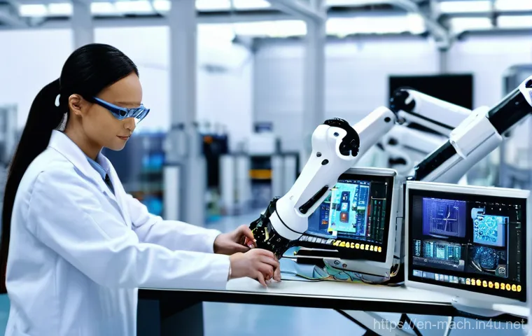 기계가공 중점 과목 정리 - **Prompt 1: Seamless Human-Robot Collaboration in a High-Tech Assembly Plant**
    "A wide shot of a...