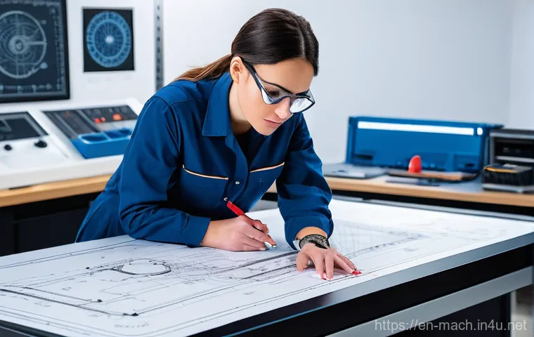 기계가공 자격증 추천 교재 - **A Focused Apprentice at a Manual Mill.**
    A young, determined apprentice machinist, wearing cle...