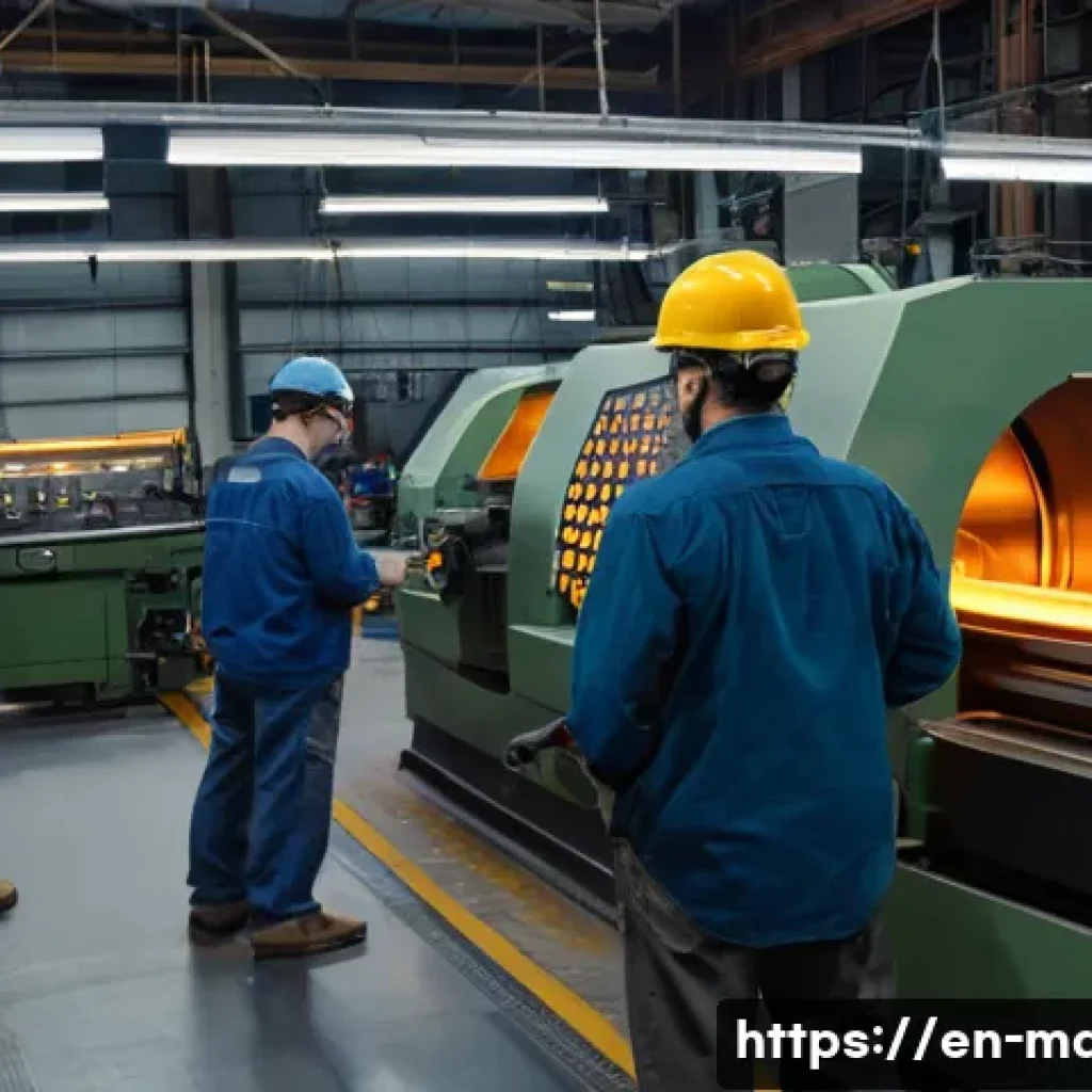 기계가공 실습 현장 후기 - **Prompt 1: The Energetic Machine Shop Floor**
    "A wide-angle, highly detailed photograph of a bu...